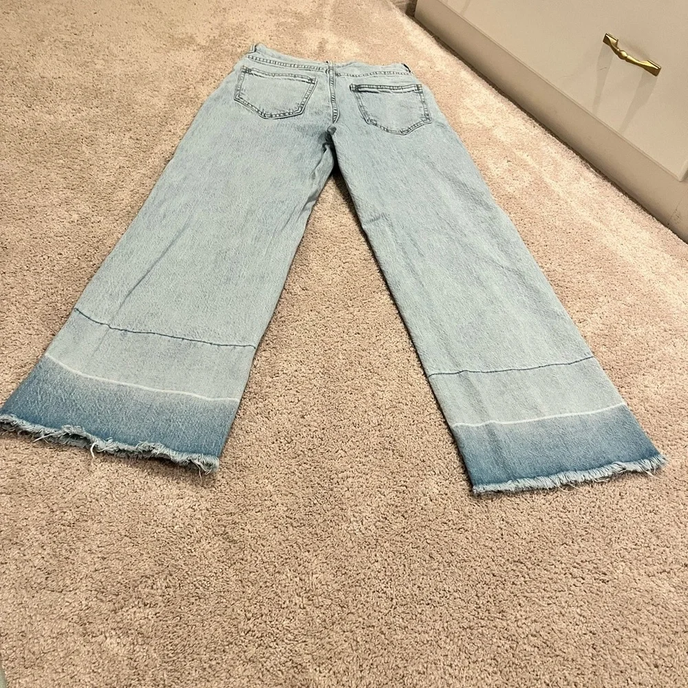 Habitual wide leg jeans distressed light wash size 25 - Picture 11 of 11